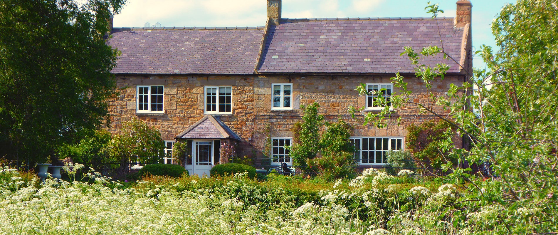 Pry House in the early summer sun